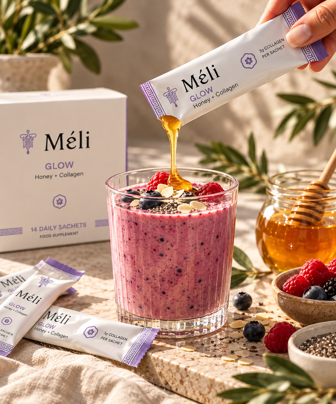 Mέli Glow - Honey and Collagen